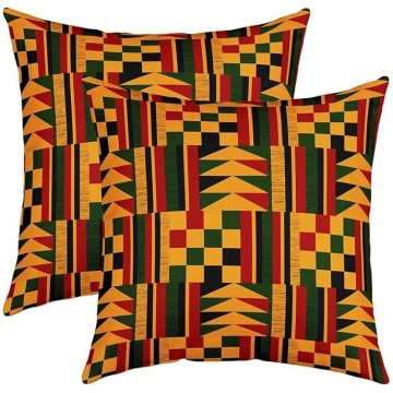 Kwanzaa 2 spilvenu pārvalku komplekts 24x24 collu 