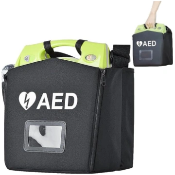 Pārnēsājama AED glabāšanas soma ar regulējamu siks