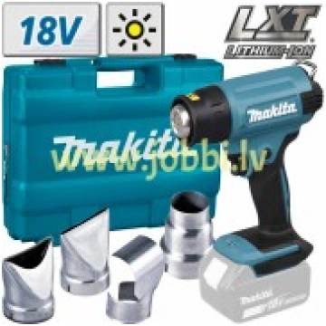 Makita DHG180ZK fēns + ACC