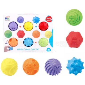 Masāžas-sensoru bumbiņu komplekts Q9969 Basic Toys