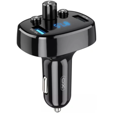 FM raidītājs XO BCC02 ar Bluetooth un 3A USB uzlād