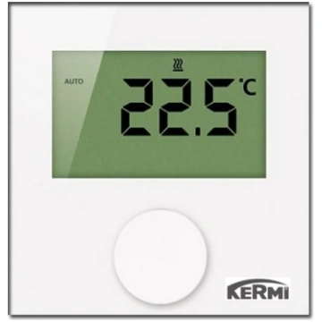 Telpas termostats siltajām grīdām KERMI LCD 230V v