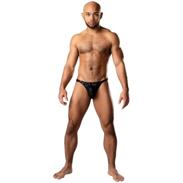 Male Power Kaleidickscope Bong Thong Black L/xl
