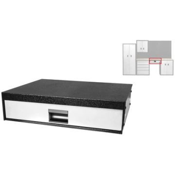 Plaukts ar atvilktni Silver Tactix 61x46x14cm