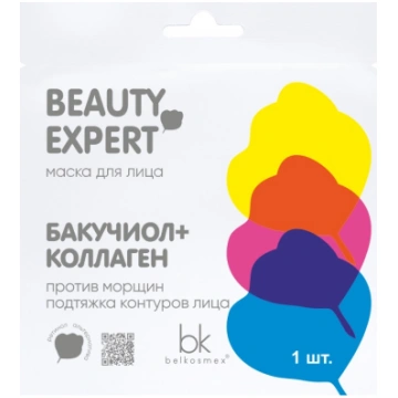 BELKOSMEX Beauty Expert Sejas maska Bakučiols + Ko