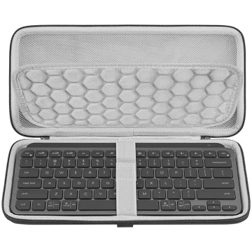 Geekria cieta korpusa tastatūras futrālis, kas sad