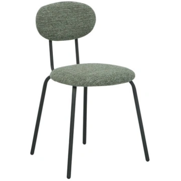 Ēdamistabas krēsls Home4you KIRA zaļš poliesters, 