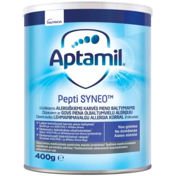 Piena maisījums Aptamil Pepti Syneo zīdaiņiem no d