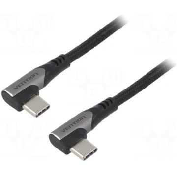 Cable | USB 2.0 | USB C angled plug,both sides | 0