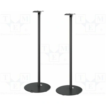 Holder: stand; speakers; black; 5kg; 2pcs; 714mm; 