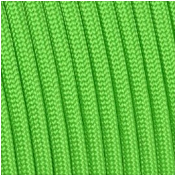 Paracord 550 basic verde flu 4 mm - 10 mt