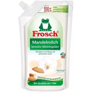 Veļas mīkstinātājs Frosch Almond Milk, pākete, 1 l