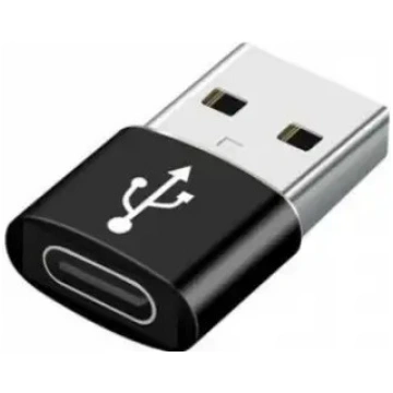 Adapteris Gembird USB AM to Type-C Female Black | 