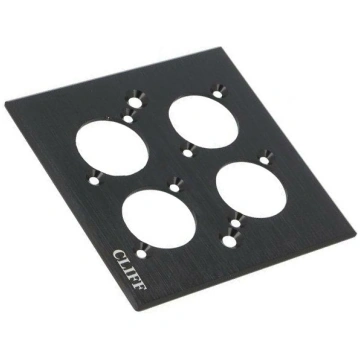 Mounting adapter; quadruple,with logo; countersunk