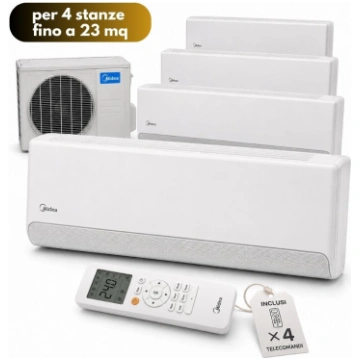 Midea Breezeless E Quadri Split 10,6 kW per 4 stan
