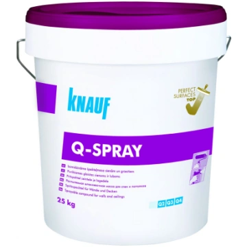 Gatava izsmidzināma špaktele Knauf Q-Spray, 25kg