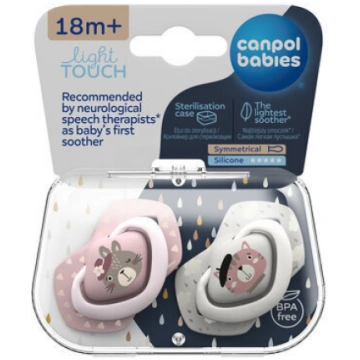 Simetriskie silikona knupīši Canpol Babies Bonjour