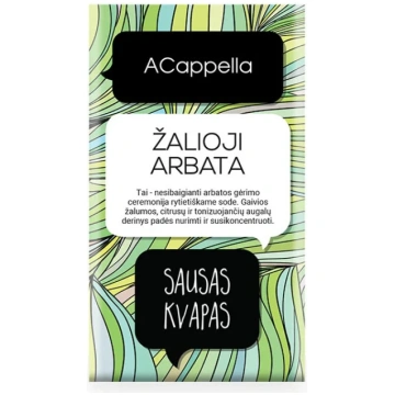 Aromātiskais maisiņš Acappella Green Tea 11 g, ber