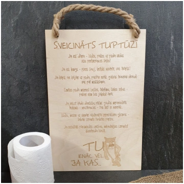 uzrakstu dēlītis "TUPTŪŽA NOTEIKUMI"