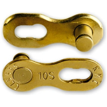 Ķēdes saistība KMC MissingLink 10R Ti-N Gold (1pcs