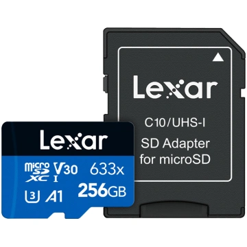 Lexar High-Performance 633x microSDXC 256GB memory