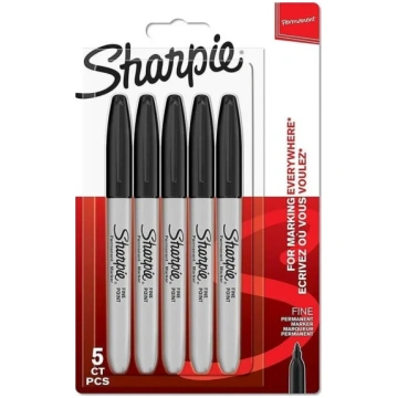 Marķieris Sharpie apaļais gals F melns 0,9 mm — ko