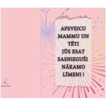 Apsveikuma kartiņa Mammai un tētim Dāvana4U