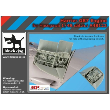 Harrier GR7 engine for Hasegawa Black Dog