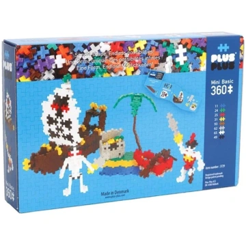 Konstruktors Plus Plus Mini Basic Pirates, 360 gab
