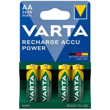 Lādējamas NiMH Power Mignon (AA) baterijas ar 2600