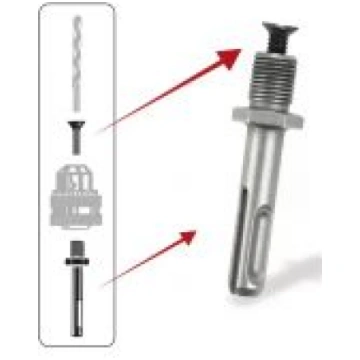 Adapters SDS pluss 1/2" 20UNF (YKS009) DEDRA