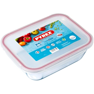 PYREX "Cook & Click" stikla uzglabāšanas trauks un