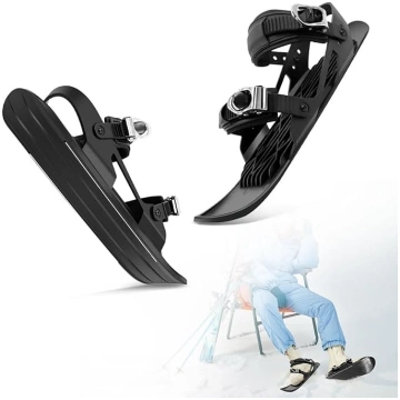 Īsas slēpošanas skates sniegam, regulējamas mini s
