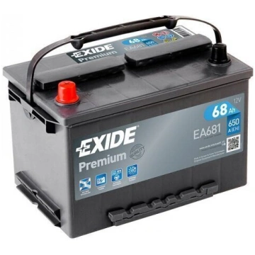 Akumulators Exide 68 Ah 650 A EN 12V