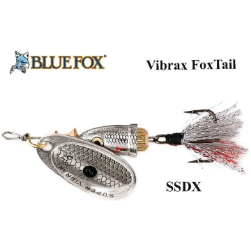 Rotējošais māneklis Blue Fox Vibrax Foxtail SSDX 8
