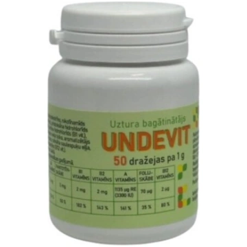 Uztura bagātinātājs Undevit, N50