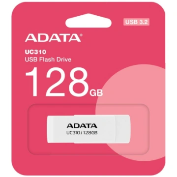 Adata USB zibatmiņa UC310-128G-RWH 128 GB, USB 3.2