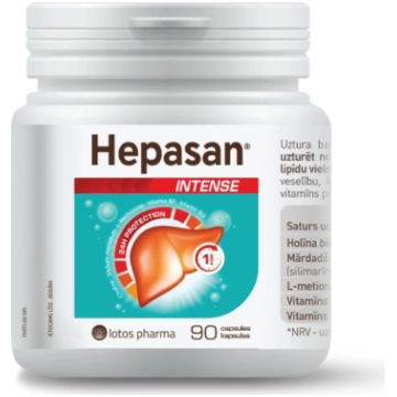 Hepasan INTENSE, 90 kapsulas