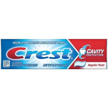 Mini ceļojuma zobu pasta aizsardzībai pret kariesu