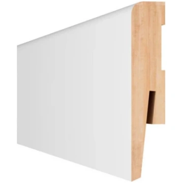 Grīdlīste MDF krāsojamā MP0801 15x80x2420mm BALTA 