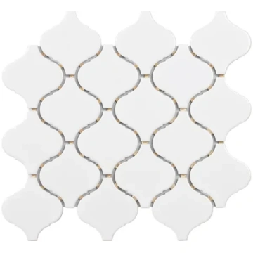 Flīzes mozaīka 30.5X28.5 TECH FLAME WHITE GLOSSY