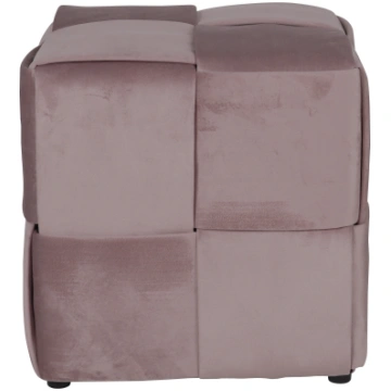 Pufs Domoletti HS-NP04-2, rozā krās., 45 cm x 45 c