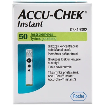 Teststrēmeles Accu-Chek Instant, 50 gb