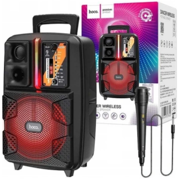 Karaoke sistēma - skaļa Bluetooth tubma + mikrofon