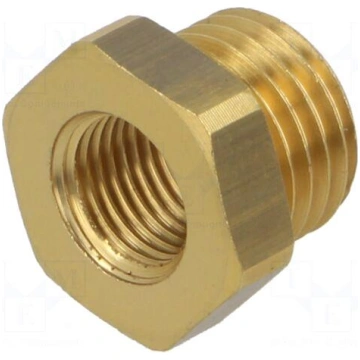 Thread adapter | brass | Int.thread: M10x1 | Ext.t