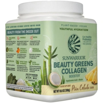 Sunwarrior Beauty Greens Collagen Booster Pina Col