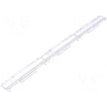 LED lens | rectangular | Mat: PMMA plexiglass | tr
