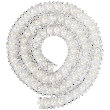 Rhinestone Trim Pērles un dimanti Crystal Chain, 2