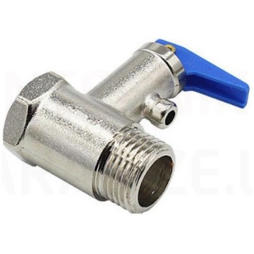 Drošības vārsts 1/2″, 6 bar, ūdens sildītājam (10-