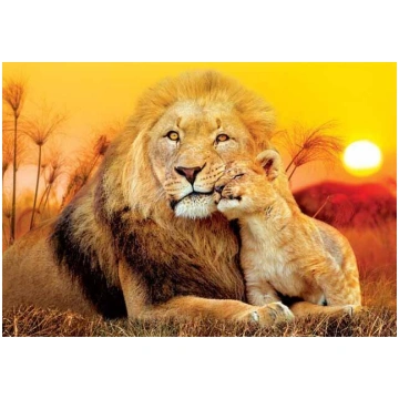 Puzle ar lauvām Clementoni Unexpected Hug, 29785, 